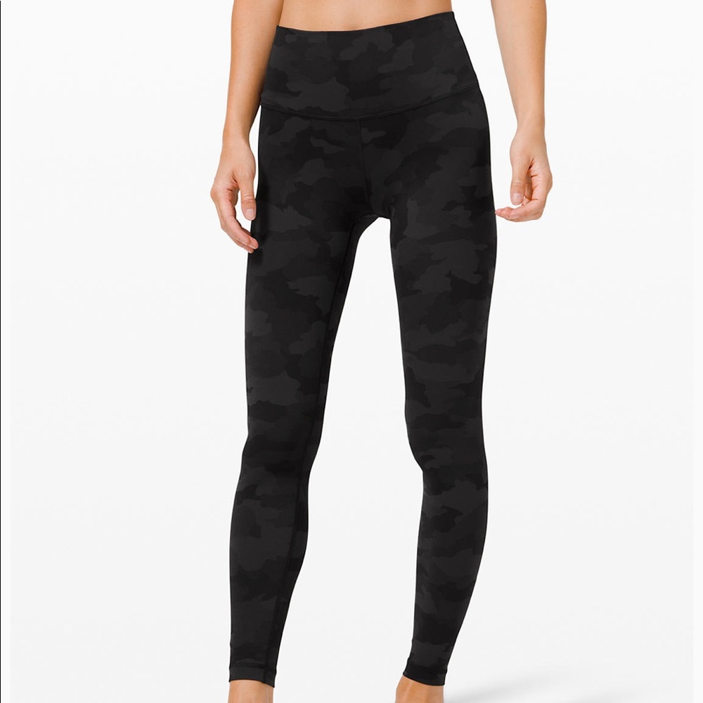 wunder under high rise camo lululemon